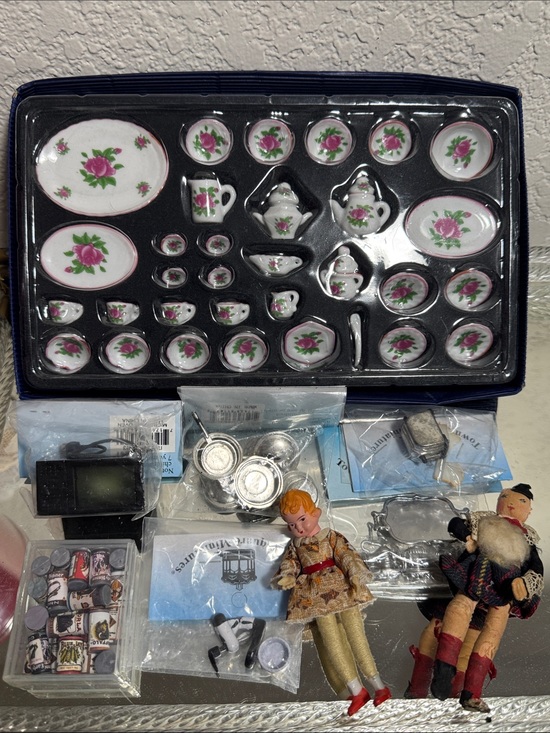 Vintage Other - Lot Bundle of Vintage Miniatures Dollhouse